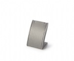 Silver Gray Leatherette Pendant Stand