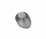 Silver Gray Leatherette Small Neckform