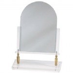Brass Trim Single-Slided Mirror 