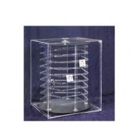 Rotating Acrylic Earring Display Cases 