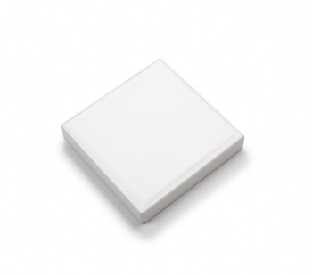 White Leatherette Tray Cover
