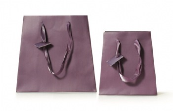 Purple Matte Laminated Tote Bag (large)