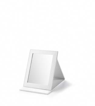 White Small Rectangle Foldable Mirror