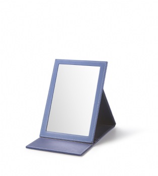 Navy Large Rectangle Foldable Mirror
