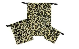 Leopard Flannel Bag 3 x 4