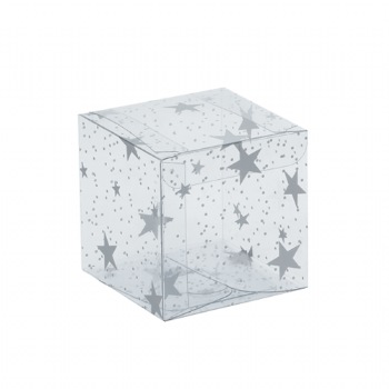Clear Boxes with Star Print