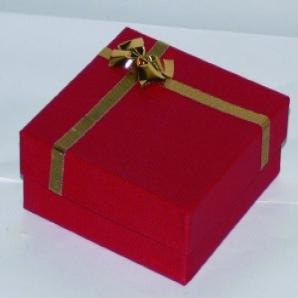 Cardboard T-Earring Pendant Box with a Bow