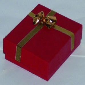 Cardboard Wide Pendant Box with a Bow