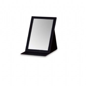 Black Large Rectangle Foldable Mirror