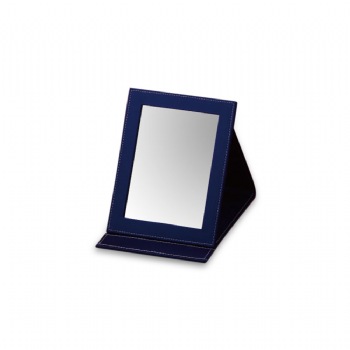 Navy Small Rectangle Foldable Mirror
