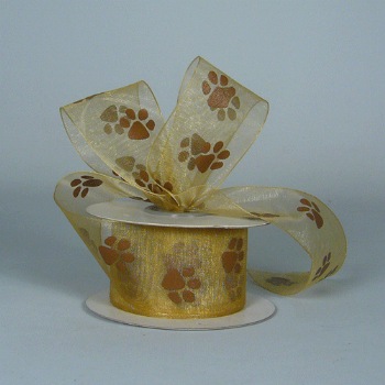 Toffee Sheer with Chocolate Paw Print