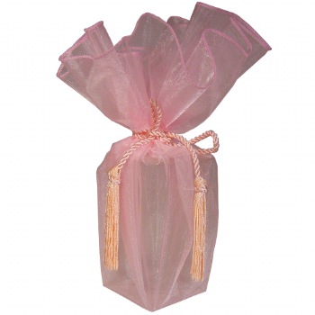 Pink Sheer Wrapper w/ Tassel