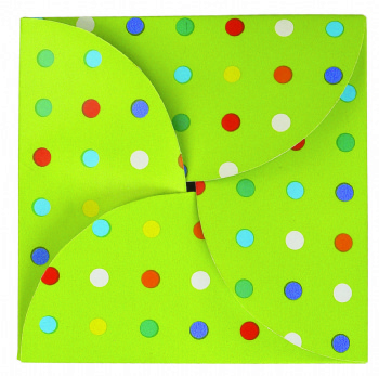 Party Dots Gift Card Folder