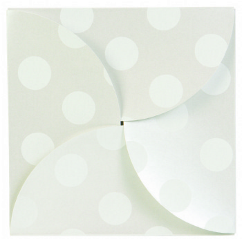 Polka Dot Pearl Gift Card Folder