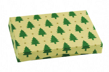 Little Trees/Kraft Presentation Pop-Up Gift Card Box