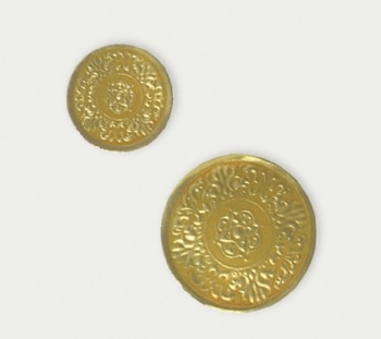 1 1/4" Diameter Small Gold Medallion Seal (x250)