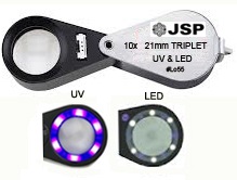 UV & LED Triplet 10x 18mm color corrected lens