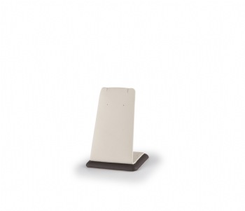 Chocolate/Beige Leatherette Tall Pendant Stand