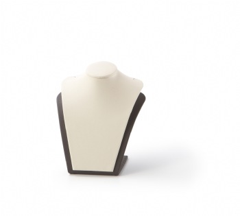 Chocolate/Beige Leatherette Large Pendant Stand