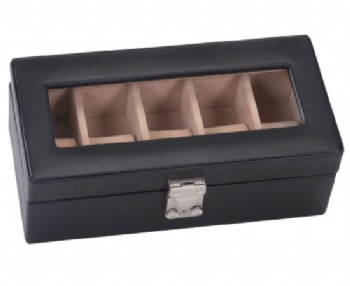 LEATHER DELUXE 5 WATCH BOX - Royce Leather